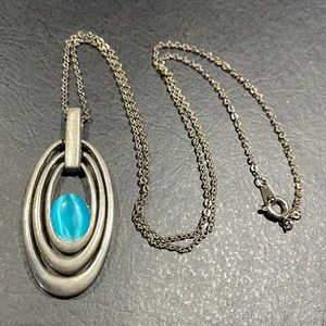 Vintage silver chain necklace